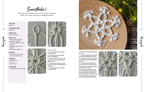 Macrame Christmas: 24 festive projects using easy knotting techniques