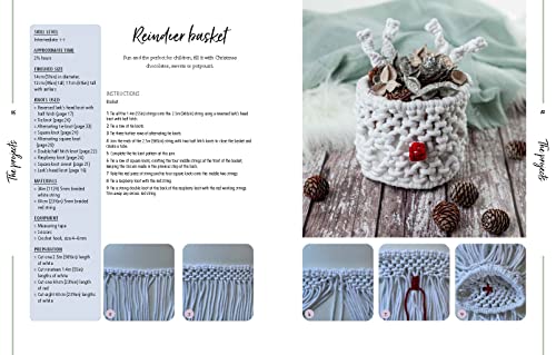 Macrame Christmas: 24 festive projects using easy knotting techniques