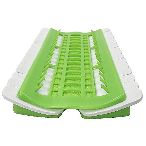 Floss Organizer Embroidery Kit Cross Stitch Tool, 30 Positions Thread Organizers, Plastic & Foam, Green