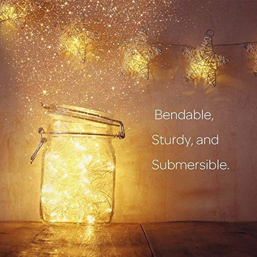 LED Fairy String Lights, 10 Ft/3M 30leds Firefly String Lights Garden Home Party Wedding Festival Decorations Crafting Battery Operated Lights, Warm White