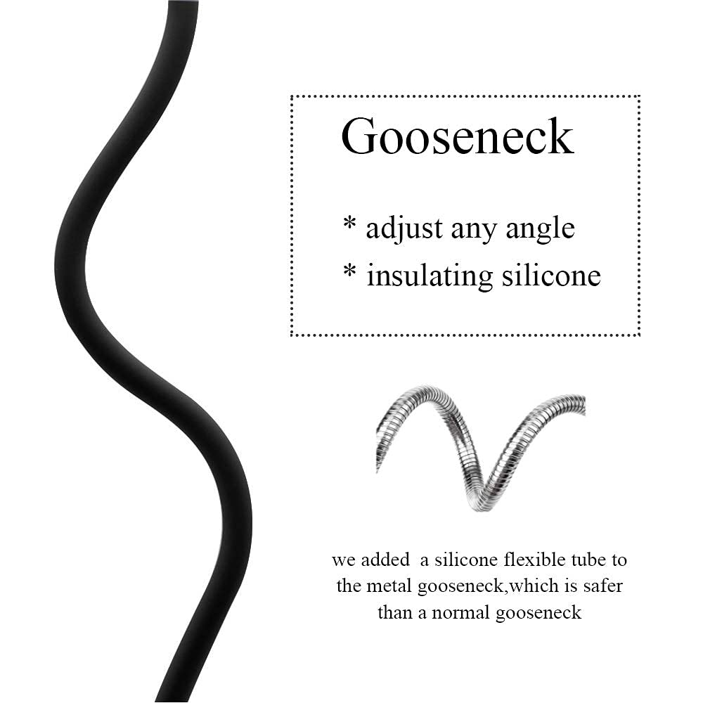 LED Sewing Machine Light,powker 30 LED Magnetic Mount Drill Press Light with Flexible Silone Coating Gooseneck for Sewing Machine, Drill Presses, Desks, Music Stands, Craft, Workbenches, Lathes Lamps