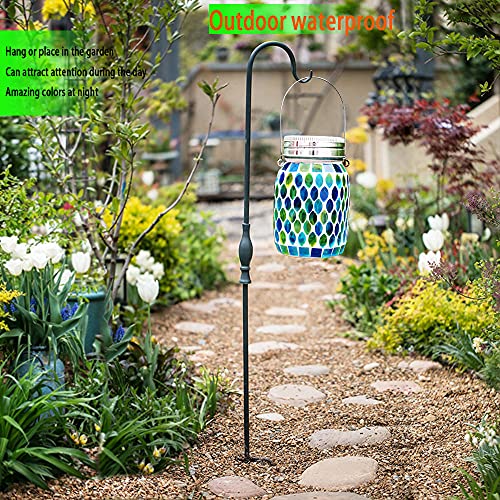 Mosaic Lights Solar Outdoor Hanging Lanterns, Garden Decor Christmas Gifts for Women Mom Grandma Halloween Decor Lights, Outdoor Waterproof Lights, Garden,Patio,Pathway & Yard Décor