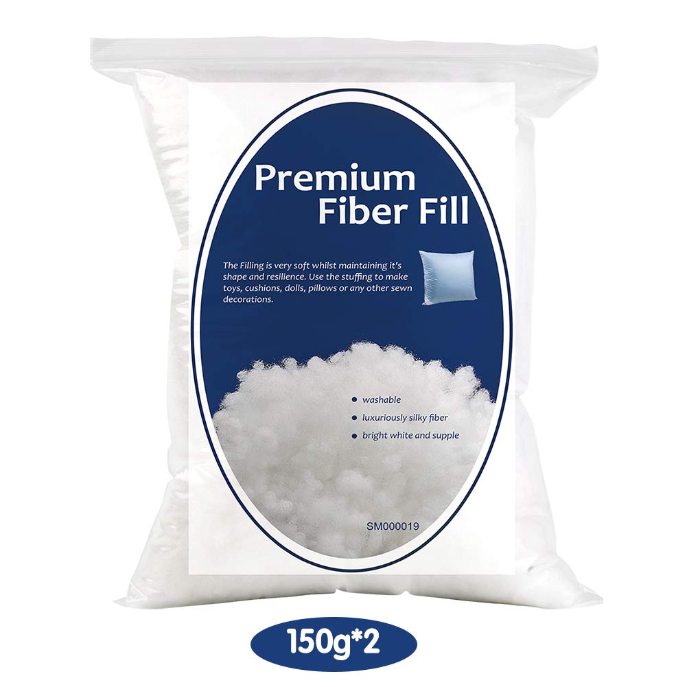 10.5oz Stuffing for Stuffed Animals, Stuffing for Crafts Crochet Stuffing,Stuffing for Crochet, Polyester Fiber Fill Resilience for Fill Fiber Animal Stuffing