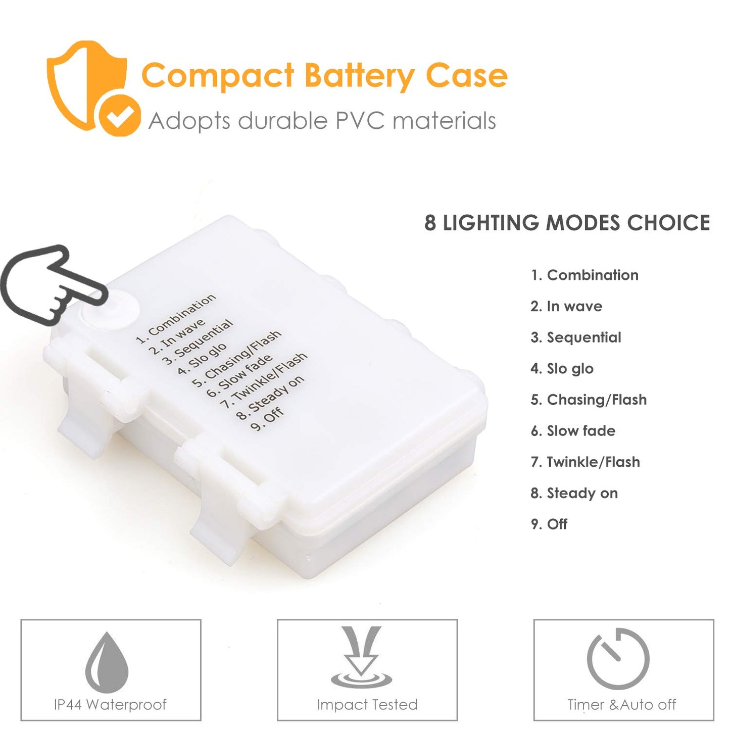 8 Lighting Modes & Timer Fall Decorations for Home Maple Leaf Garland with Lights 40LED Battery Operated Waterproof String Lights, Thanksgiving Halloween Fall Decor Indoor Outdoor Autumn