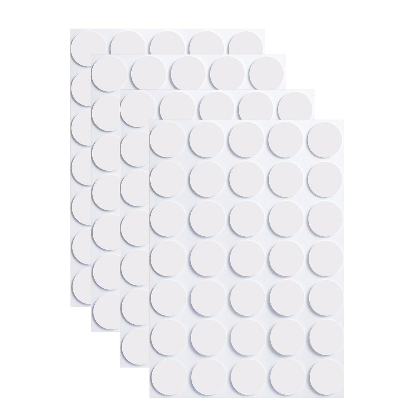 350 Pcs (0.79 Inch Diameter) 20mm Double Sided Adhesive Glue Round Dots Stickers Removable Clear Sticky Tack Putty Waterproof for Balloon, Crafts, Art Decoration
