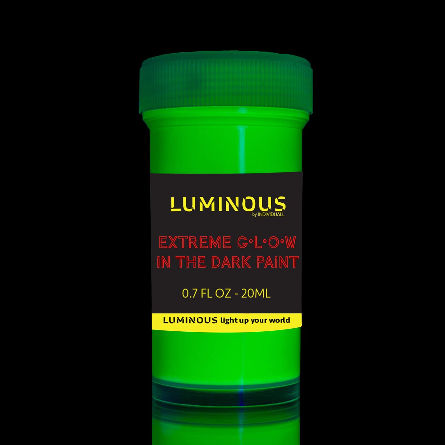 Extreme Glow in The Dark Colours Set | Neon Glow Colours that Glow in the Dark | Rechargeable & Luminous | by Luminous