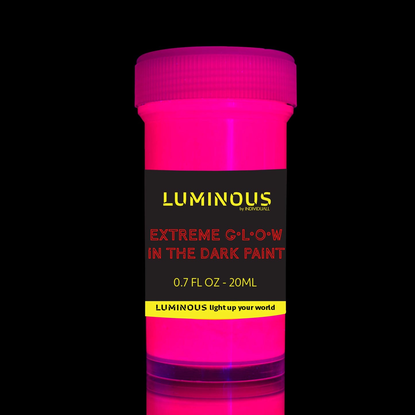 Extreme Glow in The Dark Colours Set | Neon Glow Colours that Glow in the Dark | Rechargeable & Luminous | by Luminous