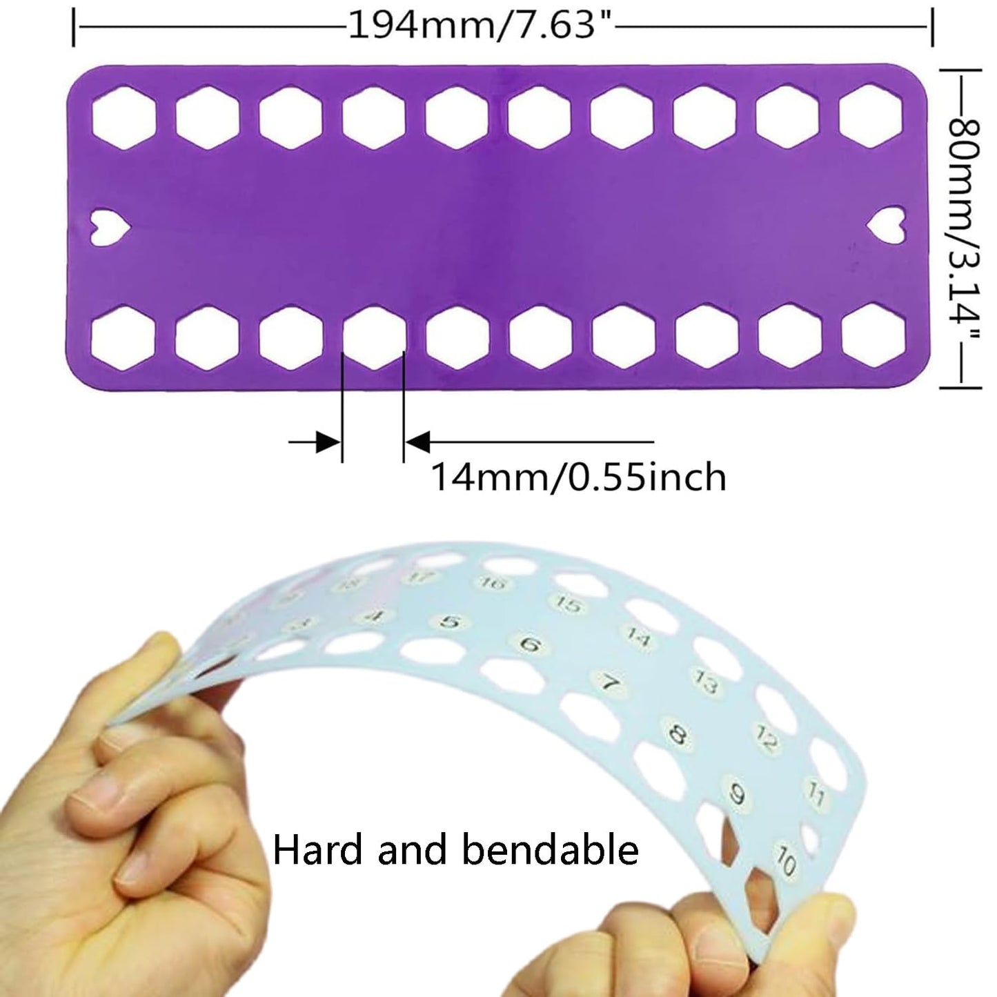 10-Pack Embroidery Floss Organizer Cards - Durable Cross Stitch Thread Holders Storage Tool, Portable Craft Storage for Sewing/Needlework Projects