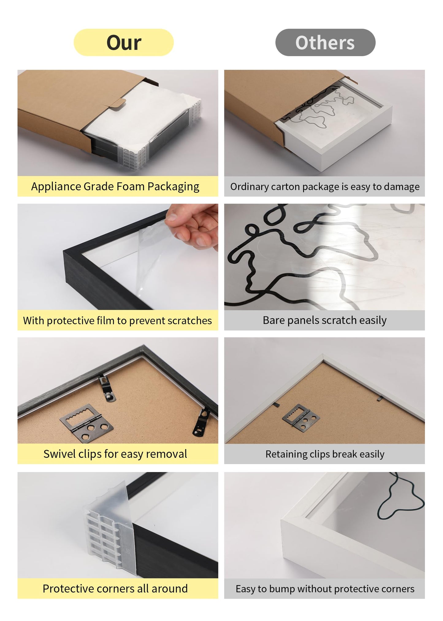 Travel Adventure Challenge Archive Shadow Box Picture Frame with Slot,8x8In Travel Ticket Card Memory Box for Keepsake Box, Top Loading Shadow Box Display Case Travel Decor Gift (Black,8x8)