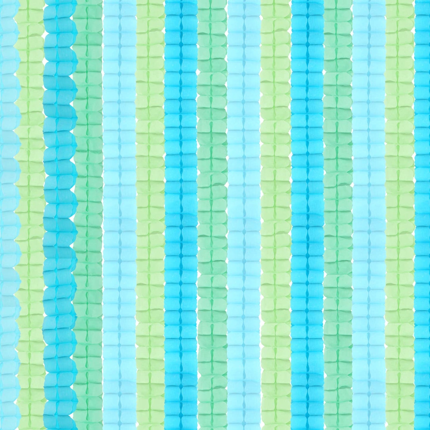 Blue-Green Party-Decorations Streamers Garland - 157Ft Four-Leaf Clover Hanging Banner, Jungle Theme Party Supplies Spring Summer Birthday Baby Bridal Shower Decor Hugtmr