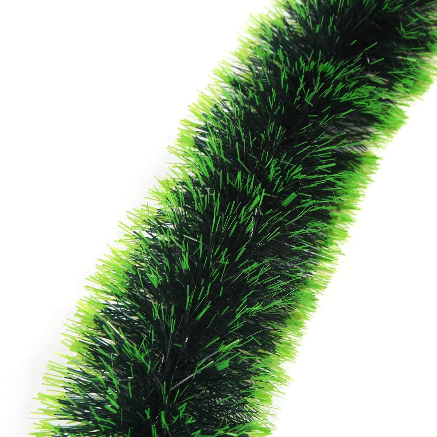 32.8 Ft Christmas Tinsel Garland,Dark Green Glittering Decoration for Xmas Tree Party Wedding Supplies