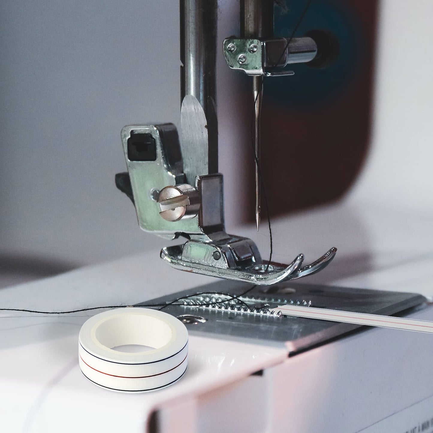 1/4" Seam Diagonal Seam Tapes - 10Yard Each Roll Sewing Basting Tape for Stitching Straight Diagonal Seams Instruction Tool (2Pack)