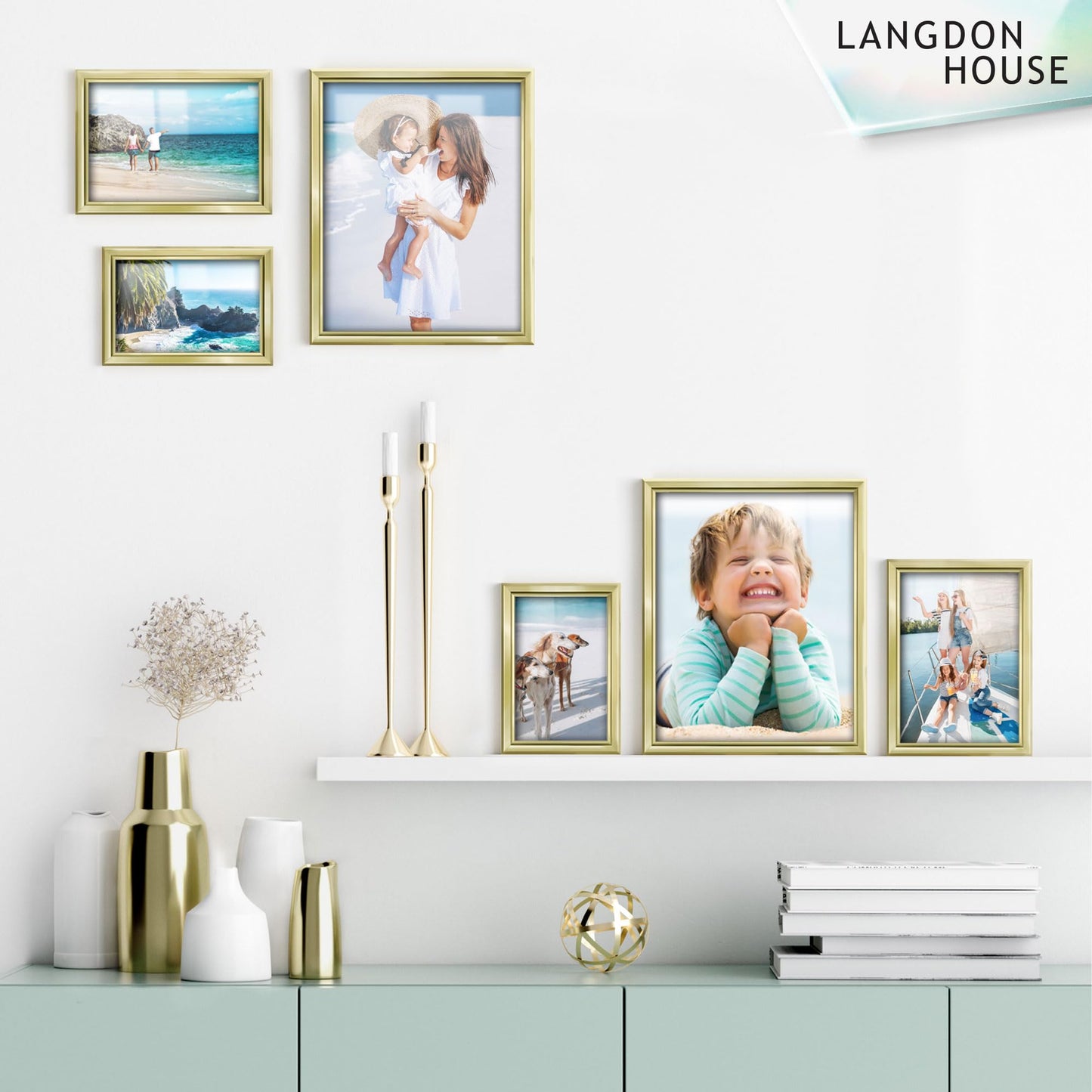 Picture Frame Glass Replacements (Crystal Clear, 8x10, 3 Pack) High Definition, Heat Strengthened, Semi Tempered Glass Cover Sheet