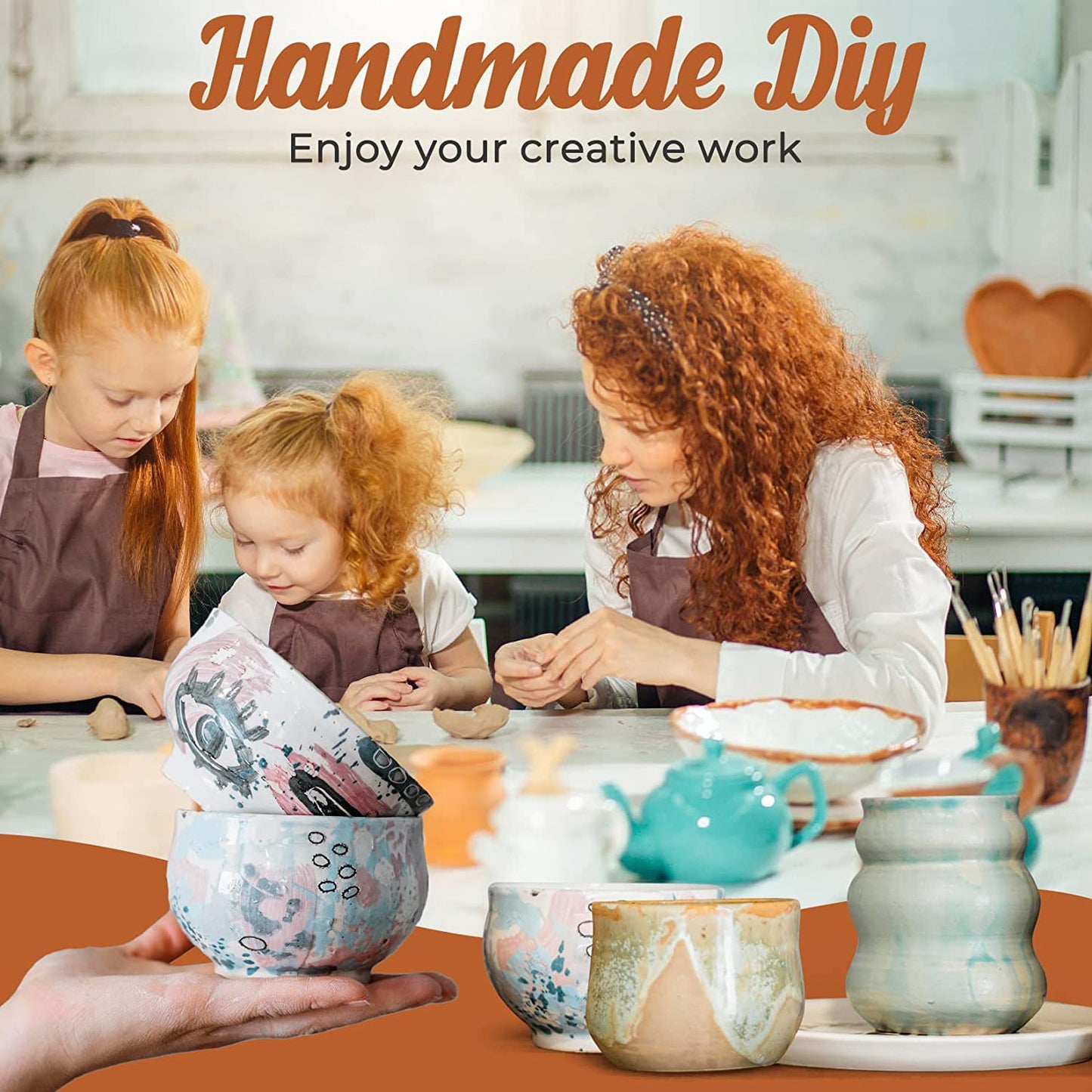 12 Pack Clay Tools Kit, Pottery Tools & Sculpting Tools, Polymer Modeling Clay Cutters Sculpture Set for Carving, Ceramics, Molding, DIY