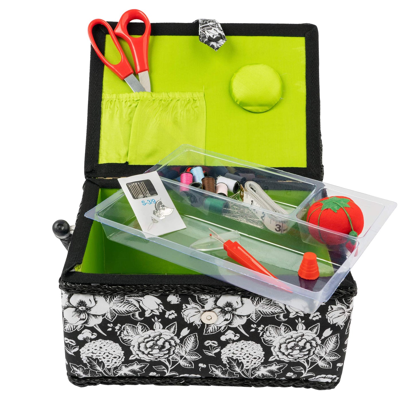 07232 Sewing Basket with Sewing Kit Accessories