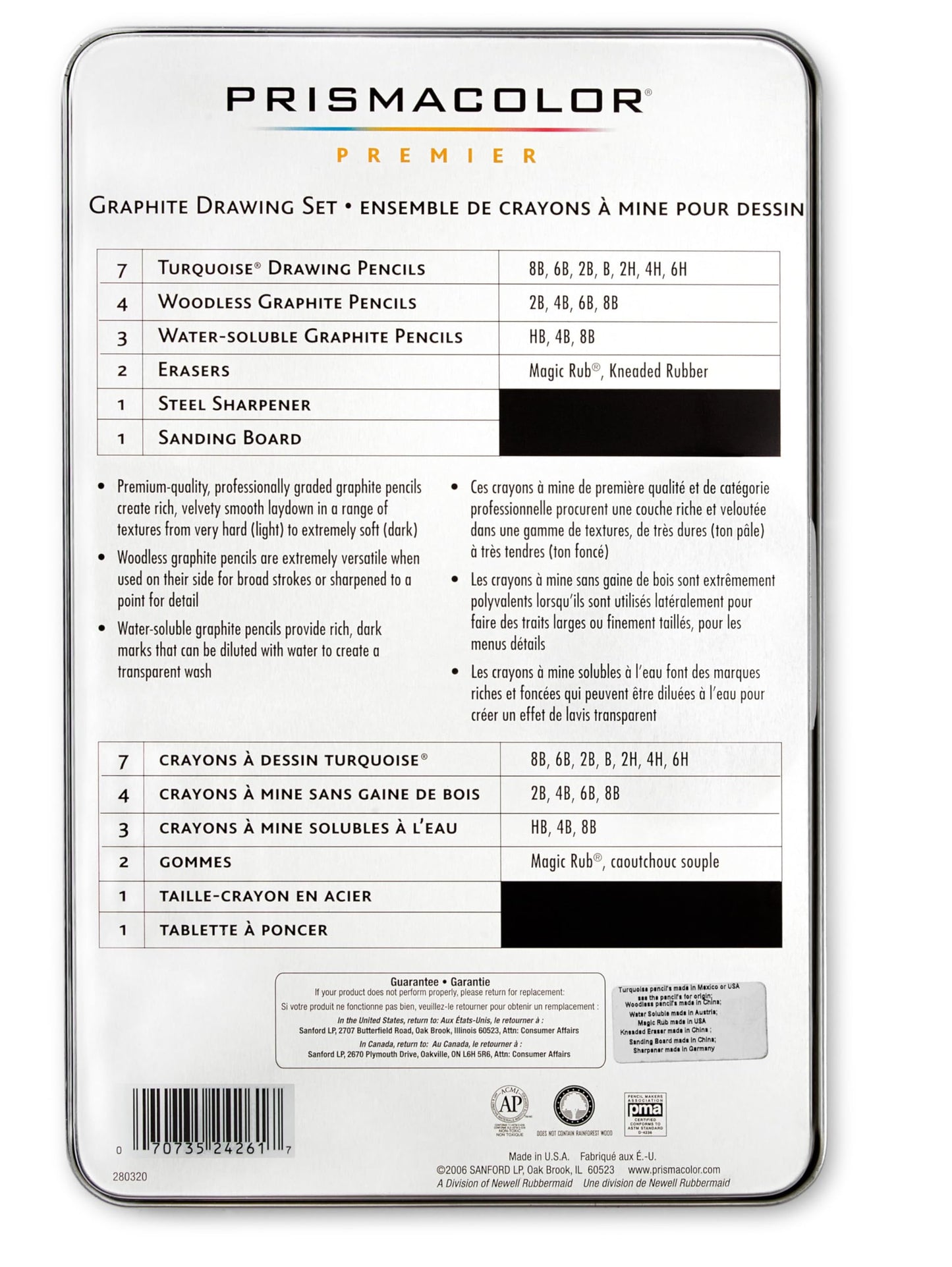 Graphite Drawing Pencils With Erasers & Sharpeners, Adult Coloring, 18-Piece Set