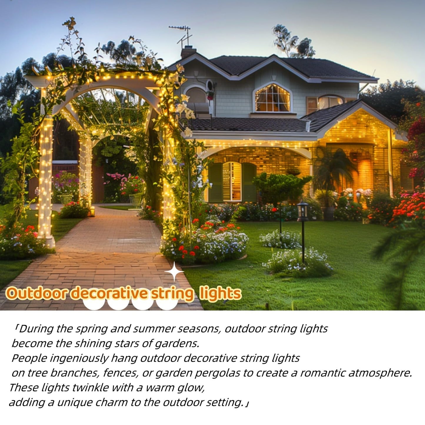 168FT 600 LED String Lights Outdoor Indoor Christmas String Lights Plug in Warm White Tree Lights for Outside Bedroom Wedding Party Holiday Spring Decorations