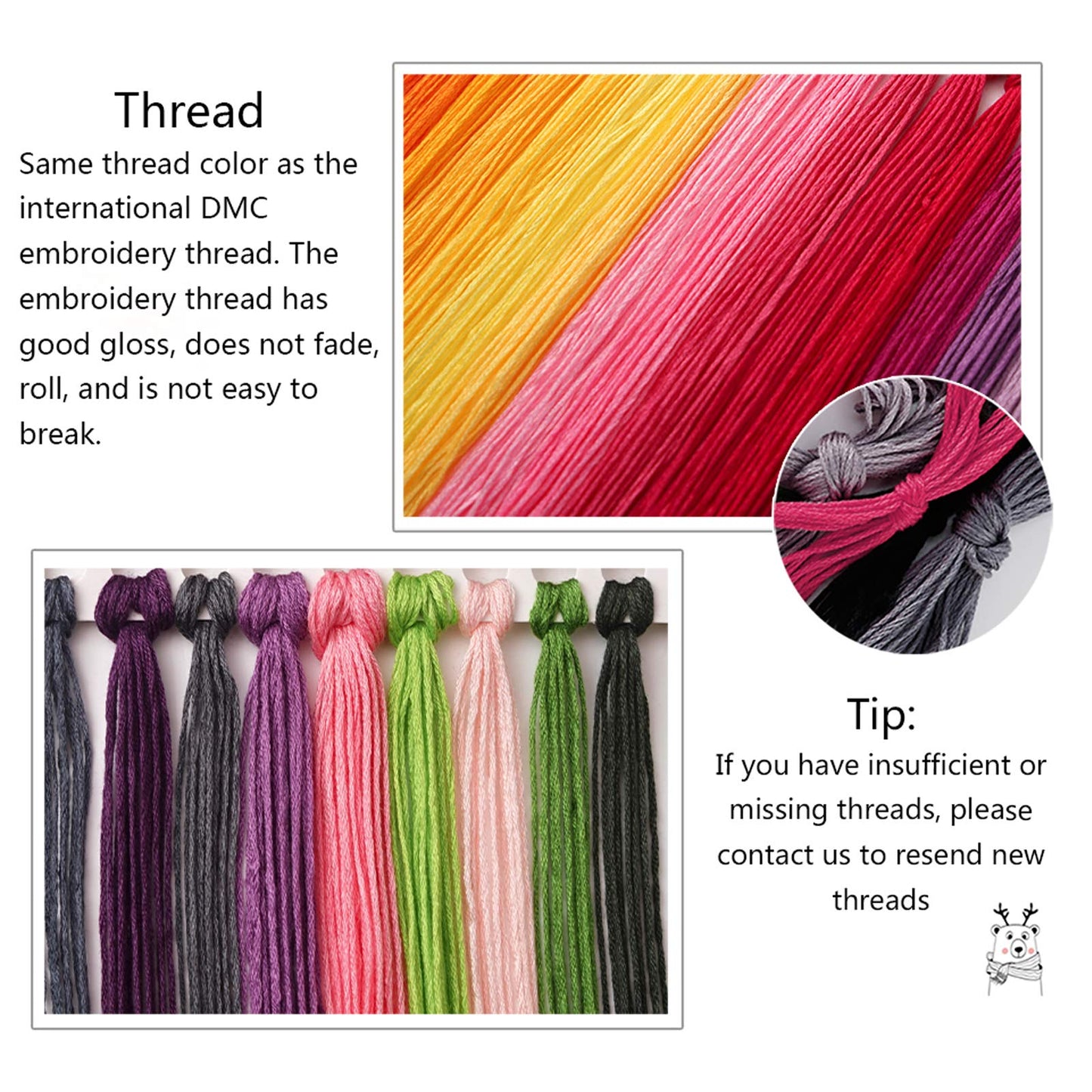 Stamped Cross Stitch Kits for Beginners Full Range of Cross Stitching Preprinted Pattern for Kids or Adults, Embroidery Needlepoint Starter Kits-Daisy vase, 15x18 inch