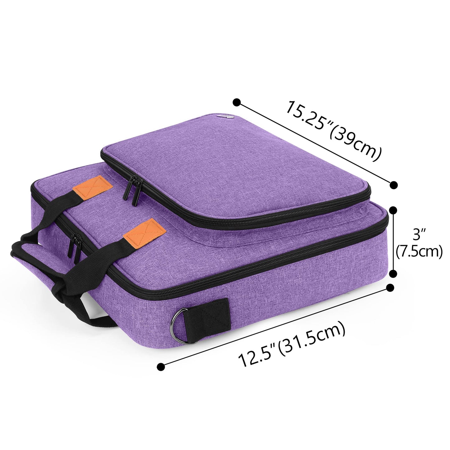 Embroidery Project Bag, Embroidery Kits Storage Bag (Bag Only), Purple