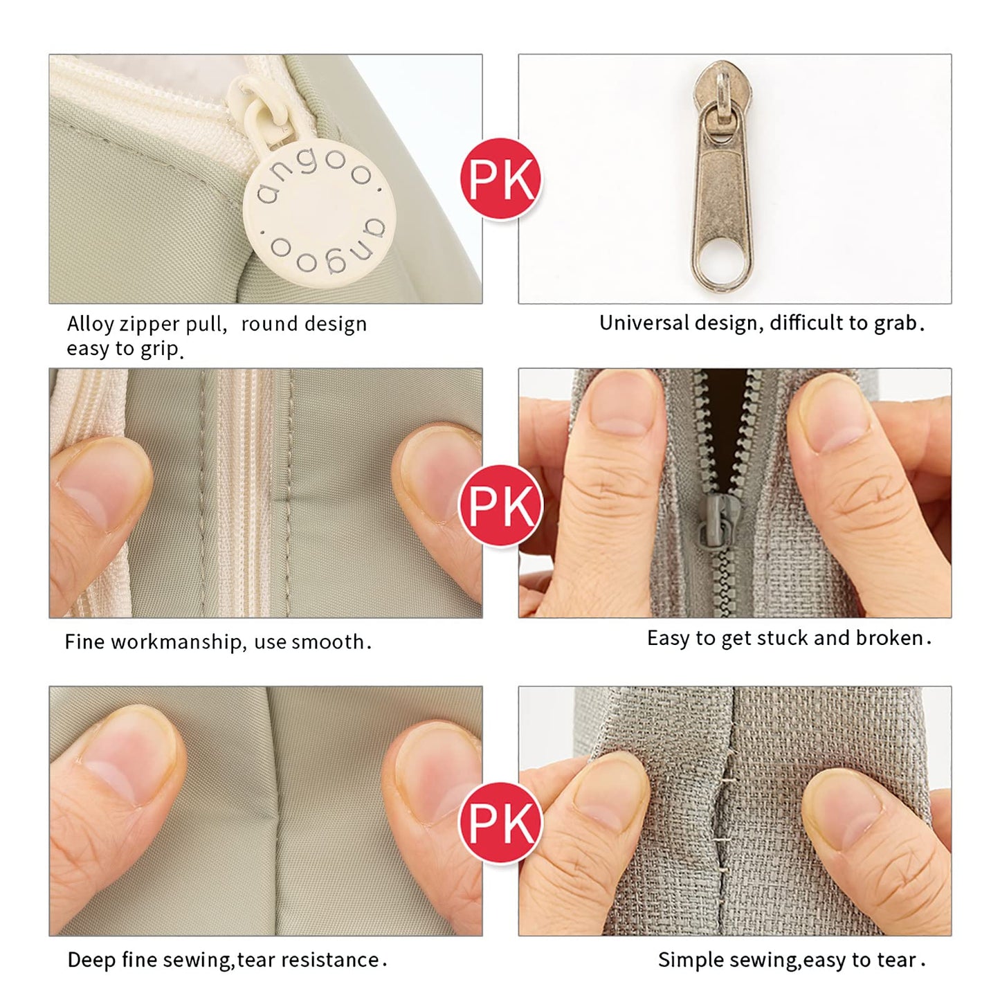 Pencil Case Large Capacity Pencil Pouch School Suppies Pen Case Simple Stationery College Office Organizer for Girls Adults-Light Green