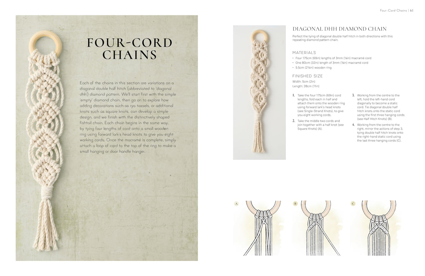 The Macrame Bible: The complete reference guide to macrame knots, patterns, motifs and more