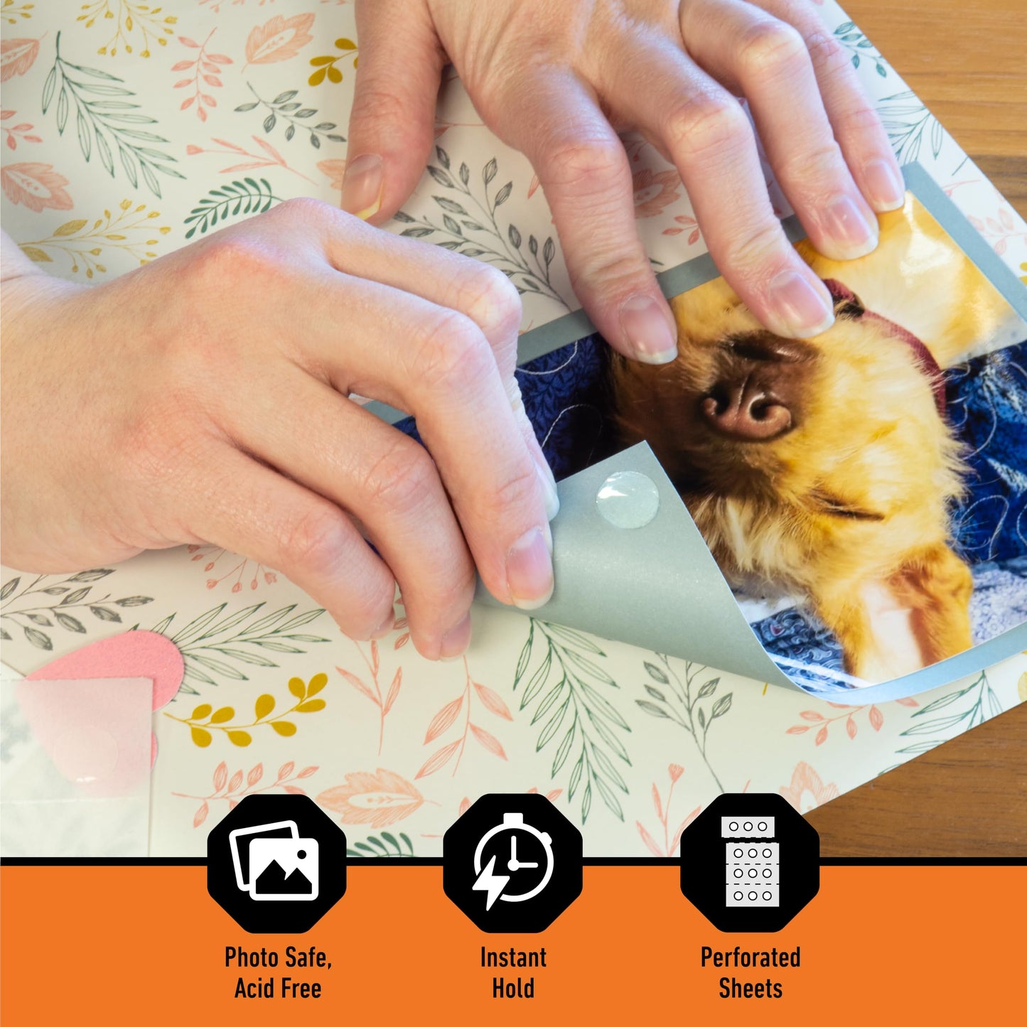 Permanent Adhesive Dots, Double-Sided, Clear, 0.5" Diameter, 150 Pieces (Pack of 1) - No Mess, Photo Safe