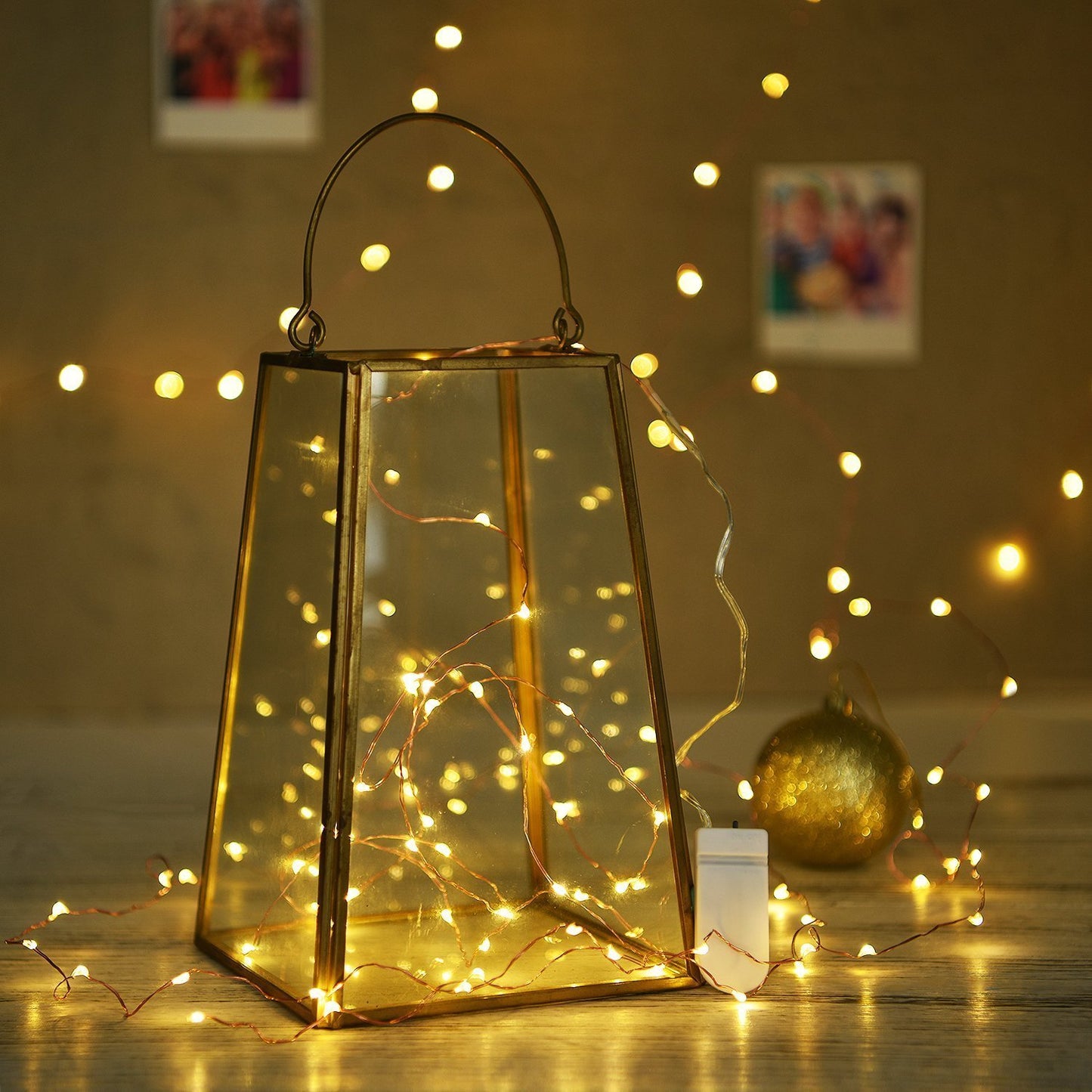 4 Pack Fairy Lights 10ft 30 Mini LEDs String Lights Battery Operated Waterproof Warm White Starry Firefly Lights on Copper Wire, Decorative Lights for Home Wedding Christmas