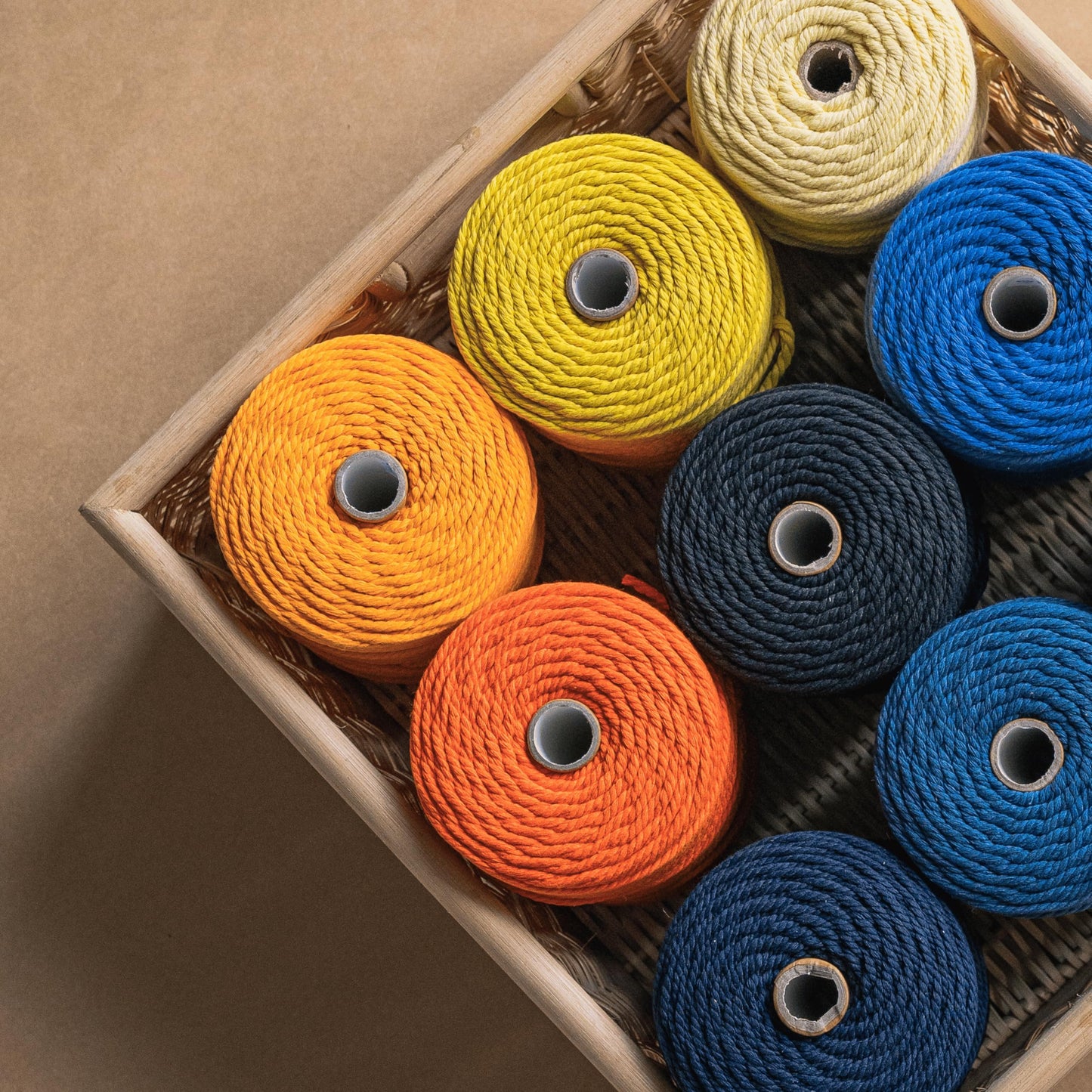 Theory Cotton 3mm Macrame Cord 220 Yards - 4mm 5mm Soft Macrame Rope Perfect for Knots - Supplies for Wall Hangers & Boho Decorations - Cotton String (Cream 3mm 220 Yards)