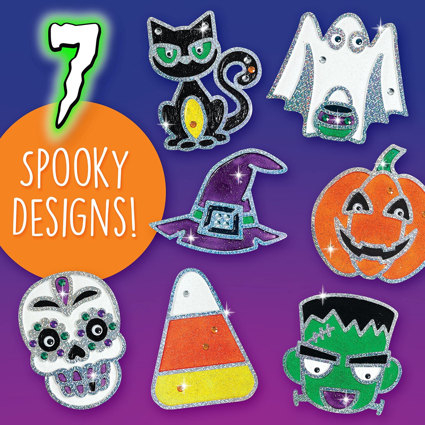 Halloween Window Art - Halloween Crafts, Make Your Own Halloween Window Clings