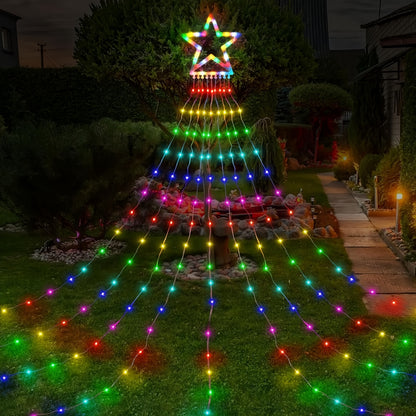Decorative Lights String USB with 8 Different Waterfall Tree Lights
