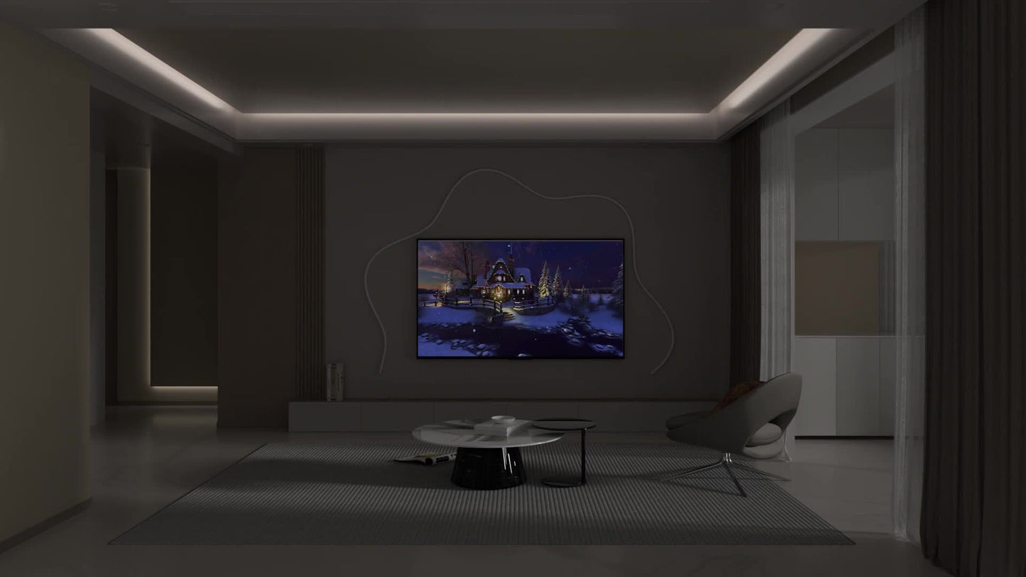 LED Neon Light 16.4 FT RGB with Remote Control 24V Controller Waterproof Flexible Neon Light