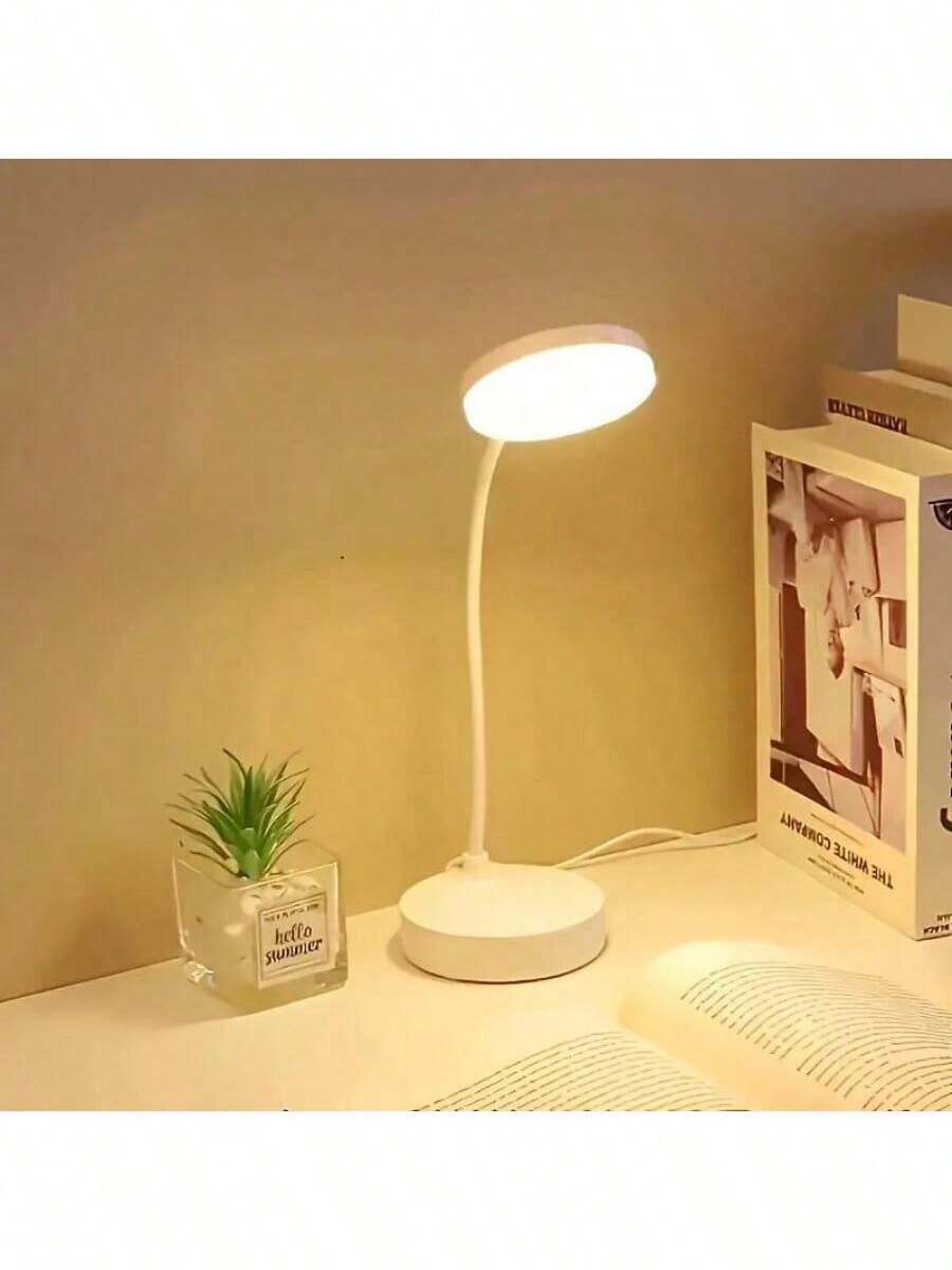 LED Desk Lamp with 3-Level Dimmer, Flexible Gooseneck Eye Caring Table Light