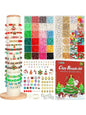 6000 Clay Beads Bracelet Making Kit, 24 Colors Flat Preppy Beads