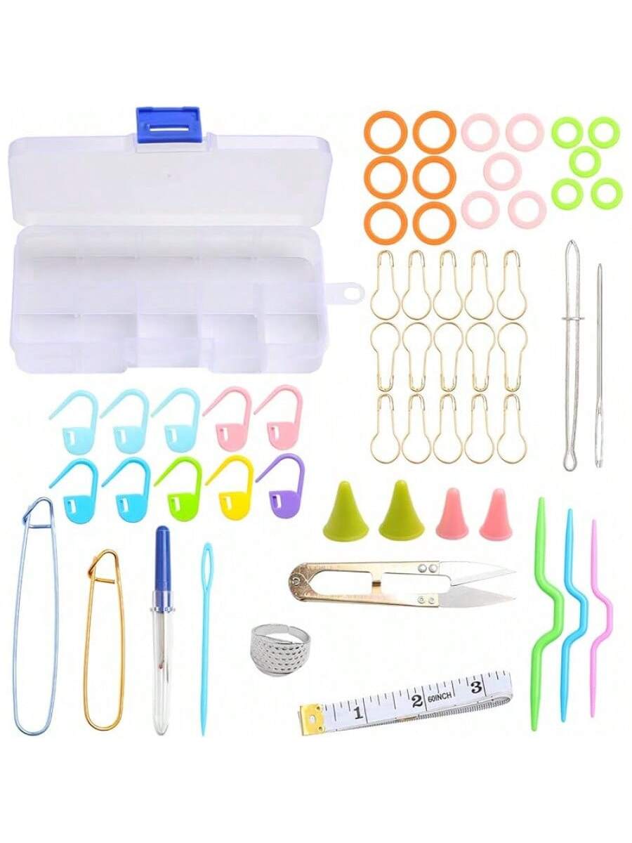 23-PCS Tunisian Crochet Hooks Set with Metal and Carbonized Afghan Needles