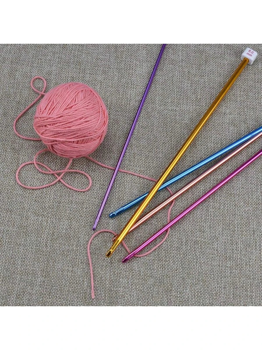 23-PCS Tunisian Crochet Hooks Set with Metal and Carbonized Afghan Needles