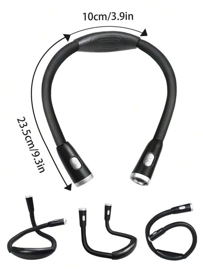 LED Neck Hanging Reading Light, USB Charging with 3 Brightness Levels