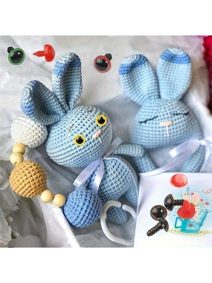 752 Pieces of Safety Eyes and Nose, Safety Eyes Suitable for Crochet DIY Plush Making Set with Washers