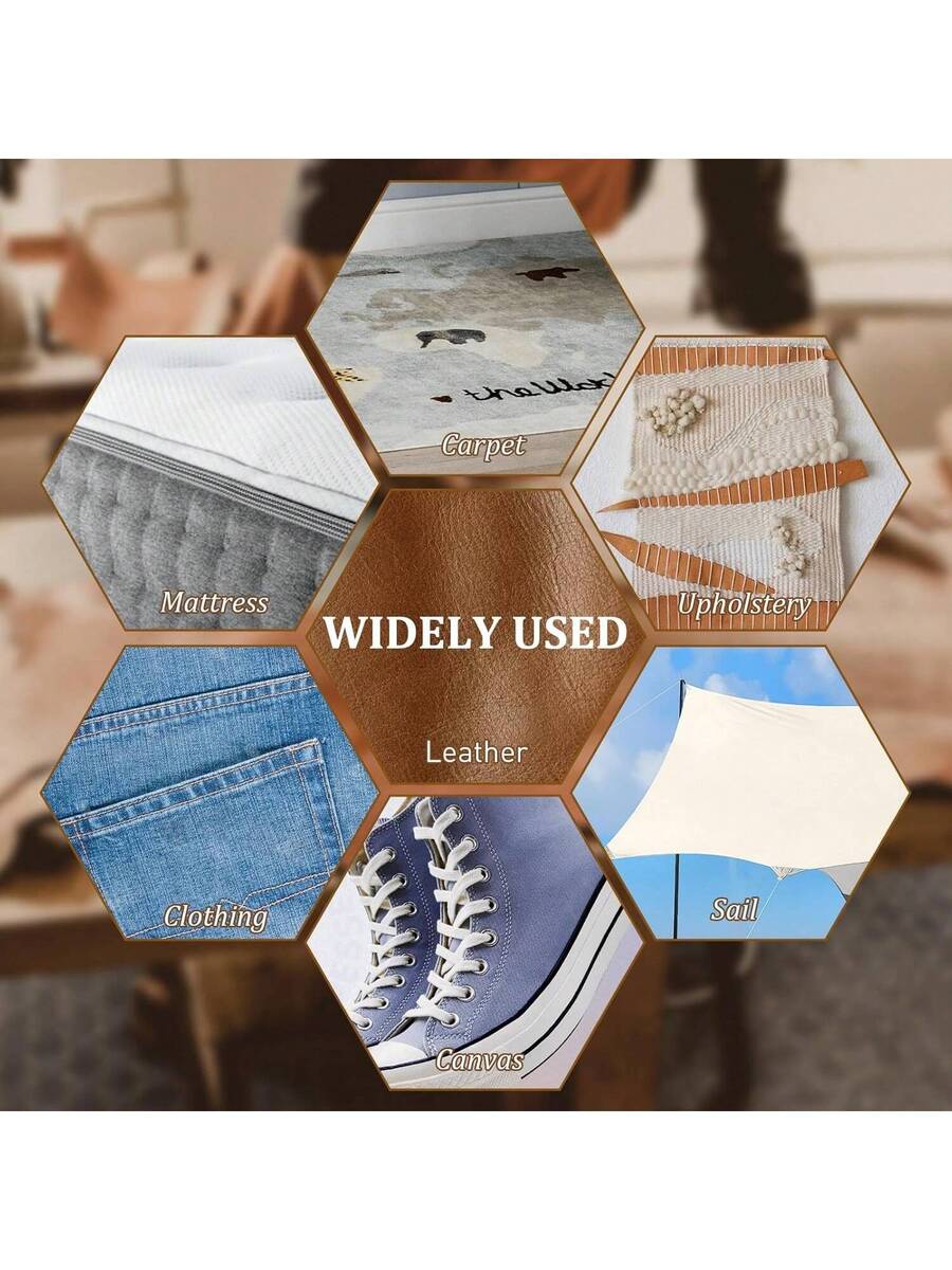 50 PCS Large Eye Embroidery Needles, 5 Sizes Stainless Steel Yarn Knitting Needles