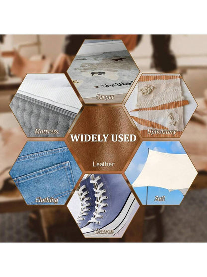 50 PCS Large Eye Embroidery Needles, 5 Sizes Stainless Steel Yarn Knitting Needles