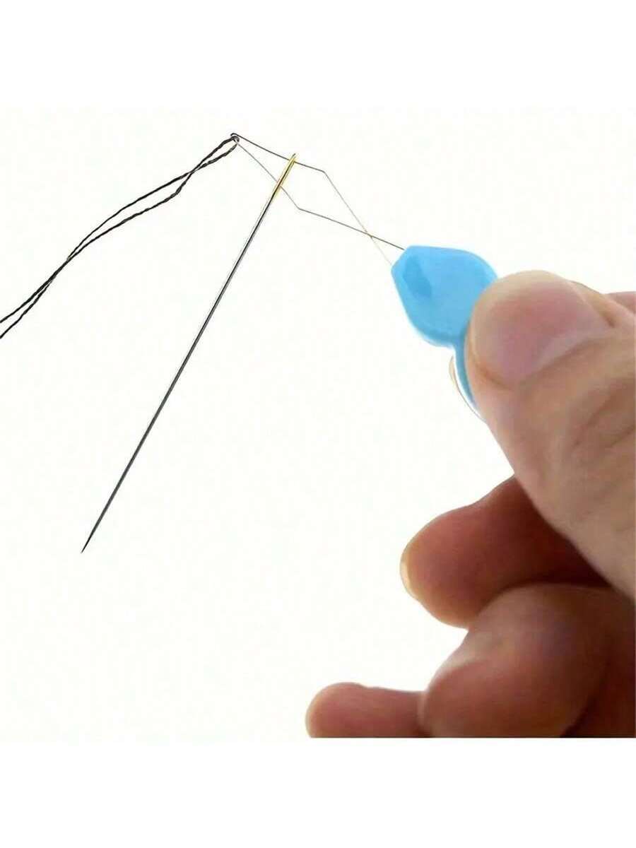 5pcs Plastic Needle Threaders, Hand/Machine Sewing Tool, Needle Threader Hand Machine Sewing Tool For Sewing Crafting, Knitting Craft, Quilting, DIY Art, Color Random-Halloween,Christmas,Fall,Winter, Supplies,