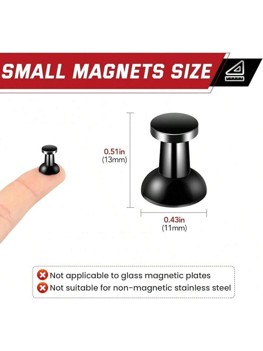 Fridge Magnets Whiteboard 15 Pcs, Refrigerator Magnets Strong Magnets Office Small Neodymium Magnets
