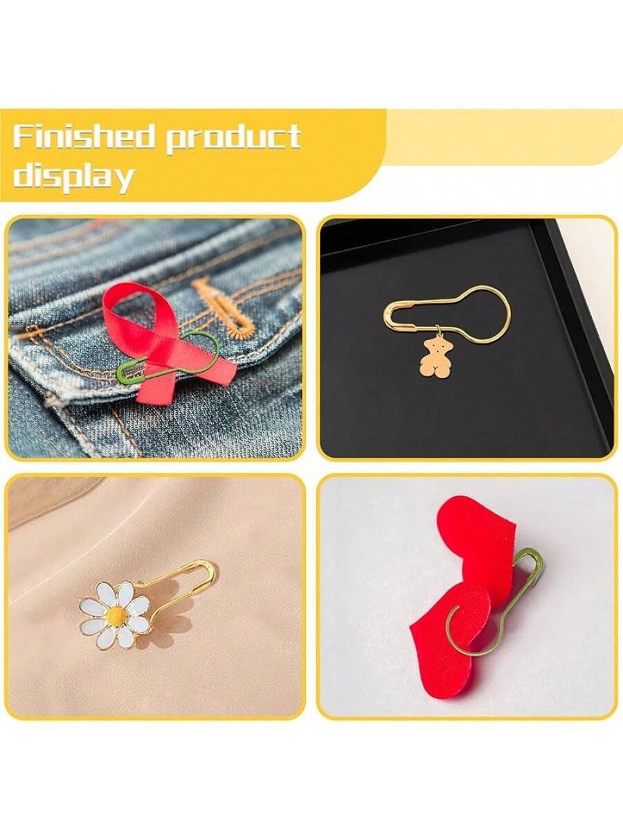 300 Pcs Crochet Markers, Metal Markers for Knitting and Crocheting,Markers Knitting And Crocheting, Safety Pins Fabric And Paper