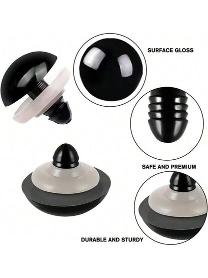 1100PCS Safety Eyes Noses for Crochet, 5-16mm Black Plastic Safety Eyes with Washers