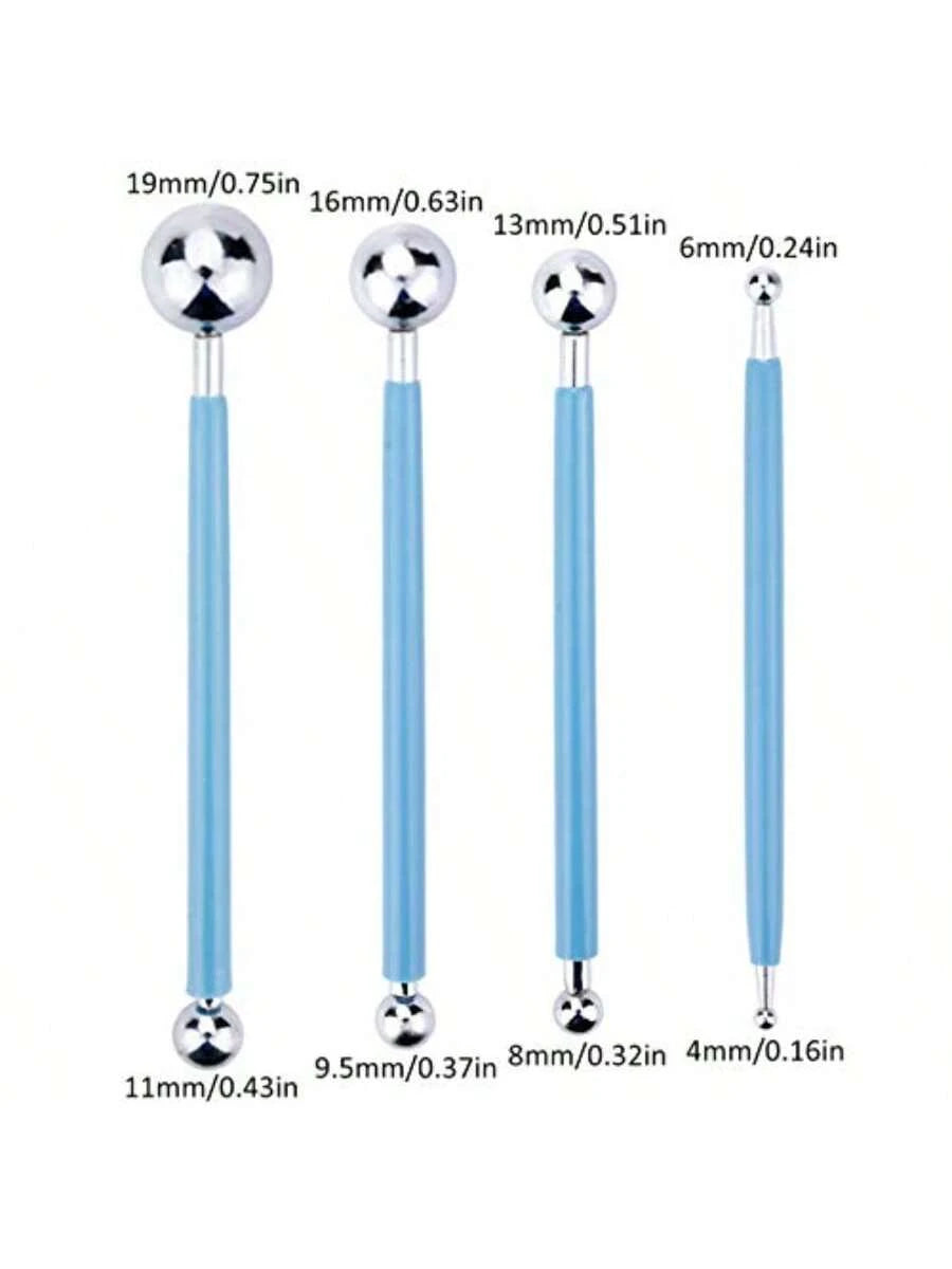 19 pcs Mandala Dotting Tools Set with Pen Dotting Tools, Mandala Stencil, Ball Stylus, and Paint Tray