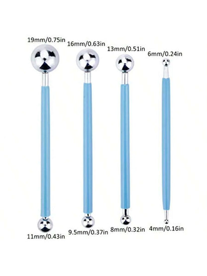 19 pcs Mandala Dotting Tools Set with Pen Dotting Tools, Mandala Stencil, Ball Stylus, and Paint Tray