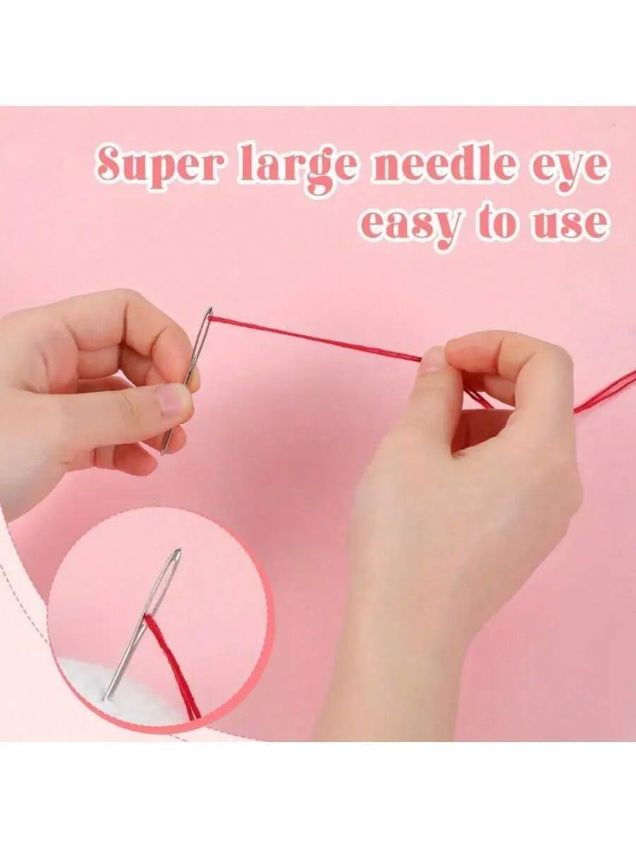 9 Pcs Knitted Needle Set, Stainless Steel Crochet Hook for Clothes Making and Scarf Knitting