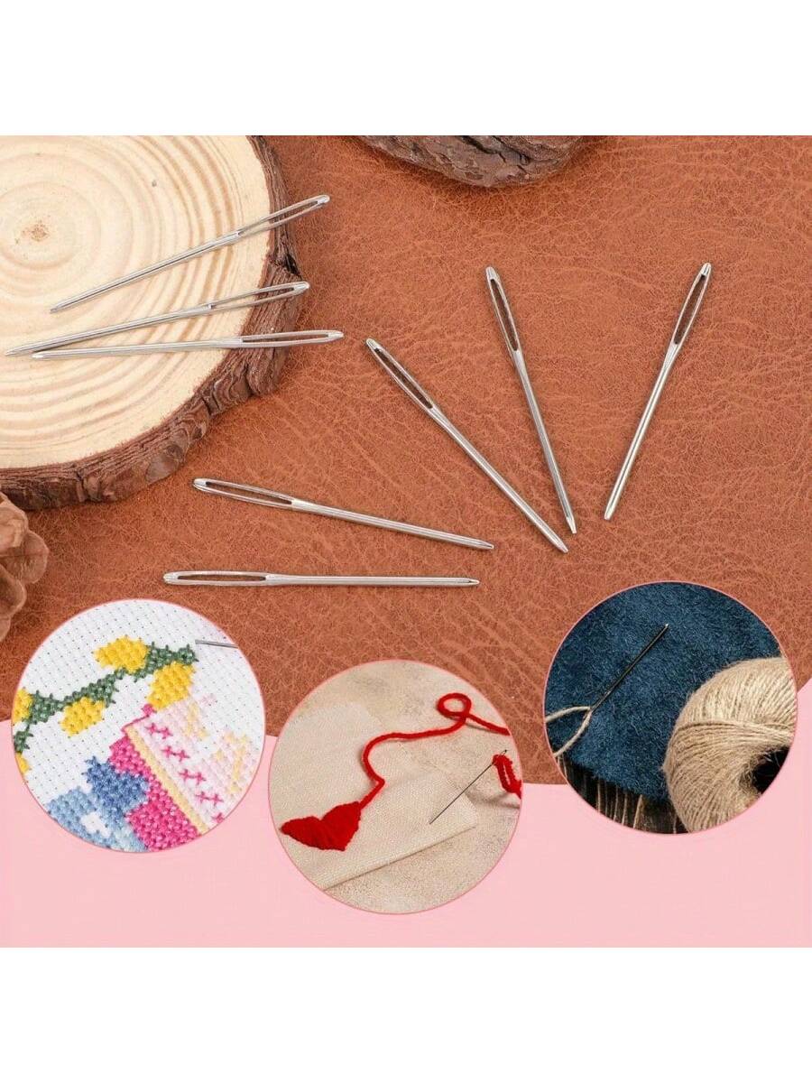 9 Pcs Knitted Needle Set, Stainless Steel Crochet Hook for Clothes Making and Scarf Knitting