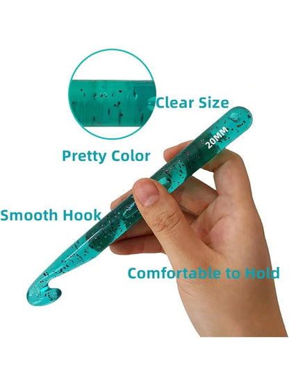 Crochet Hook Set (14 Sizes), Ergonomic Soft Grip Crochet Hooks with Case