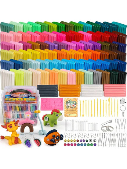 Polymer Clay 70 Colors, CiaraQ Modeling Clay for Kids Oven Bake Clay with Sculpting Tools