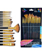 Acrylic Paint Brushes Set 15 Pieces, Nylon Bristle Paintbrushes